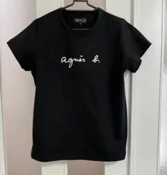 美品 agnes b アニエスベー ロゴTシャツ 3