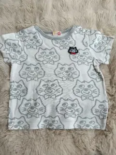 猫の顔デザイン Tシャツ 95サイズのサムネイル