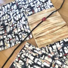 SALE❤️個性的❤️アンティーク　正絹小紋　アーティスティック￼・モザイク￼