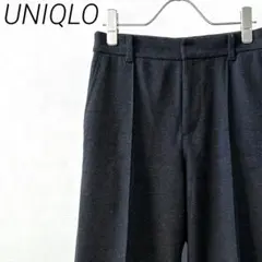 UNIQLO ブラッシュドジャージーワイドパンツ ウエストゴム ポケット付き