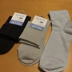 ラメショート丈ソックス　３点のサムネイル