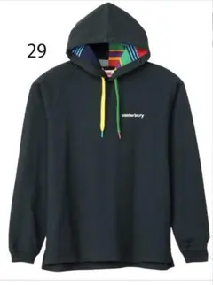 美品 Canterbury XL 刺繍ロゴ 裏ボア フード ベンチコート グレー Canterbury 新品 裏ボアパーカーXL フーディージャケット ネイビー