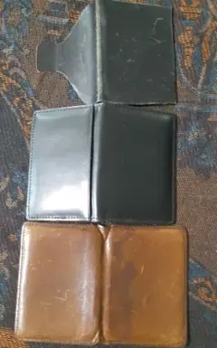 定期入れ　名刺入れ　カードケース　3点セット