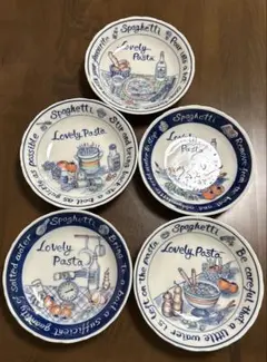 Lovely Pasta 皿　5枚セット　パスタ皿