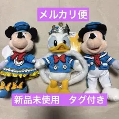 ディズニーランド　パルパルーザ　ドナルド　ミッキー　ミニー　ぬいぐるみバッジ