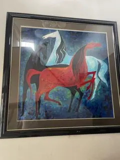 阿波踊り モチーフ 絵画 額装 サイン入り 徳島 銭谷誠 - メルカリ