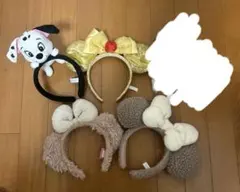 ディズニー カチューシャ 4個セット シェリーメイ 美女と野獣 マリーちゃん