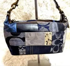 COACH コーチ　パッチワーク　ハンドバッグ