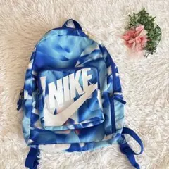 NIKEナイキ　子供用リュック　キッズ　男の子　小学生中学生カモフラージュ柄青
