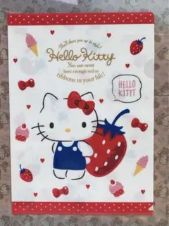 【新品・未使用】サンリオ　ハローキティ　A4 ファイル　可愛い　日本限定