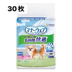 ユニチャーム マナーウェア 長時間快適オムツ 男の子用 SSSサイズ 30枚のサムネイル