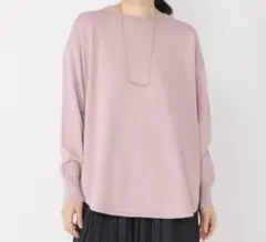 スタディオクリップ　12ゲージラウンドヘムチュニック　ピンク