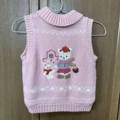 familiar大人気カウチンベスト美品