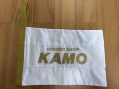 サッカーショップ KAMO シューズケースホワイト/ゴールド