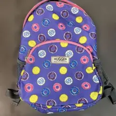 HUGGER 子供用 カラフル　ドーナツ柄　リュックのサムネイル