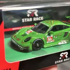 SR 1/64 ポルシェ 911 GT3 R IMSA AO#56 グリーン恐竜