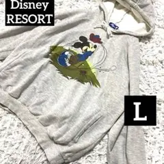 《美品》オールドミッキー90s ヴィンテージ ミッキー ゴルフ　Lパーカー