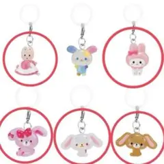 サンリオキャラクターズ ゆるっとめじるしアクセサリー 5個セット