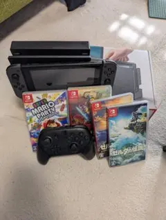 nintendo switch プロコン、ソフト付