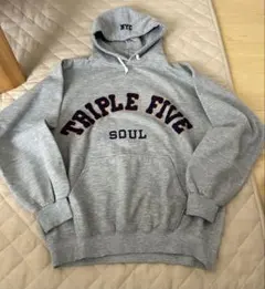 j*9様 TRIPLE FIVE SOUL プルオーバーパーカー 霜降りグレーのサムネイル