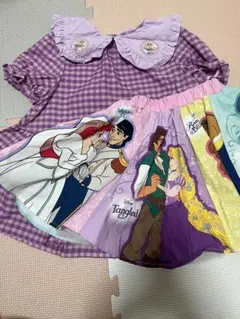 Disney ラプンツェル ギンガムチェック 半袖ブラウスのサムネイル