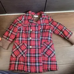 Seraph チェック柄コート 110