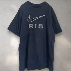ナイキ スウッシュロゴ Tシャツ クルーネック 半袖 XS 黒 綿 デイリー