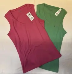 TommyHilfiger　Vネックノースリーブ 　2枚　1660