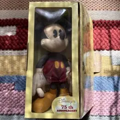 ディズニー　ミッキーマウス75周年記念タグ付き　ぬいぐるみ 2026年最新】ミッキー 75周年 ぬいぐるみの人気アイテム - メルカリ