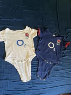 England Rugby ベビーロンパース 2枚セット ラグビー3〜6ヶ月