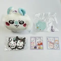 モモンガ 5点セット ちいかわ キーホルダー ぬいぐるみ シール