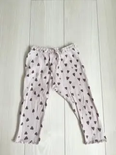 86 サイズ　ザラZARA レギンス　ピンク　ハート柄のサムネイル