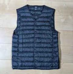 UNIQLO ULTRA LIGHT DOWN コンパクトダウンベスト ネイビー