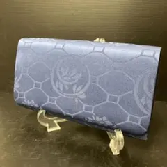 和装小物　ブルー 着物 クラッチバッグ 和装バッグ レトロ