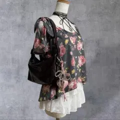 y2k 00s 平成ギャル フェアリーグランジ archive 花柄カットソー