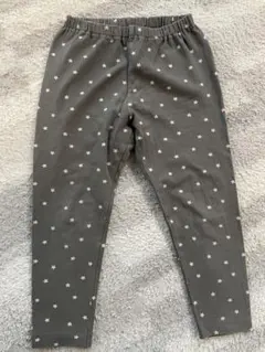 グレー 星柄 レギンス 100 UNIQLO ユニクロ