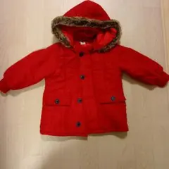 Commas Mini 赤いダウンコート