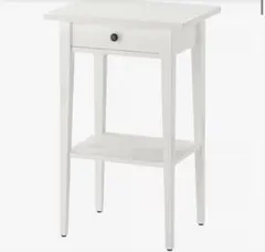 【新品】IKEA HEMNES ヘムネス ベッドサイドテーブル ホワイト