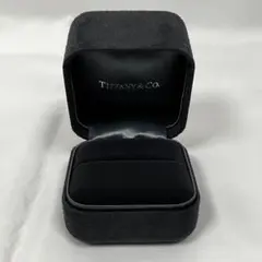 ティファニー リングケース黒色 空箱のみ 中古良品