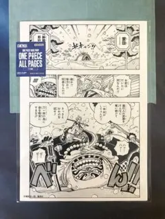 ONE PIECE ALL PAGES ワノ国編 ゾロ 2点セット - メルカリ