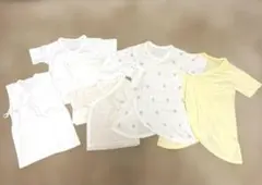 新生児 肌着 赤ちゃん 短肌着 コンビ肌着 くま ハート柄