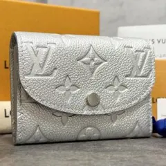 完売品 25AW 新品⭐️ルイヴィトン アンプラント ポルトモネ ロザリ シルバー
