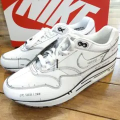 黒タグ付★NIKE AIRMAX1 TINKER SCHEMATIC WHITE