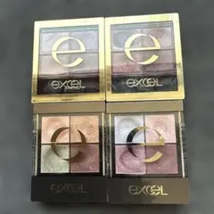 excel アイシャドウパレット 4個セット