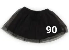 ZARA　黒　ラメスカート　18-24M（90cm）