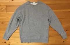 フルーツオブザルーム グレー クルーネック トレーナー