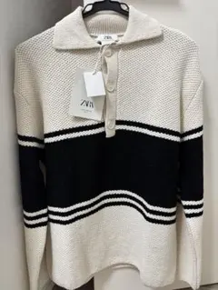 【定価￥8,590】 ZARA Limited Edition ニットポロシャツ