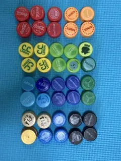ペットボトルキャップ 約40個 コカ・コーラ キリン サントリー