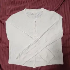 GAP KIDS 透かし編みカーディガン XL ホワイト