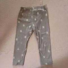 子供　ウサギ柄ピンクのパンツ　90レギンス